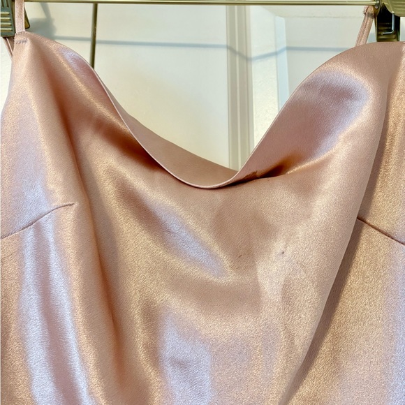 Birdy Grey Lisa Dress Rose Gold Satin - Picture 5 of 8